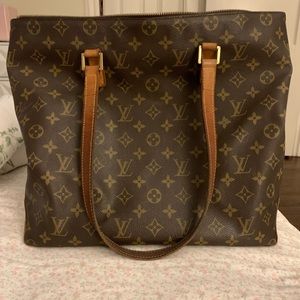 Louis Vuitton bag and free LV wallet with purchase